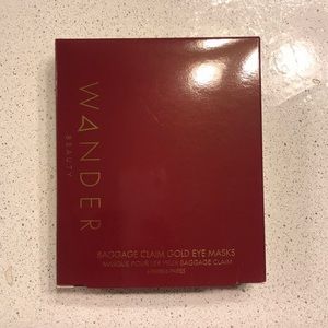 Wander Beauty Baggage Claim Gold Eye Masks